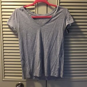 Gap Grey V-Neck T-Shirt
